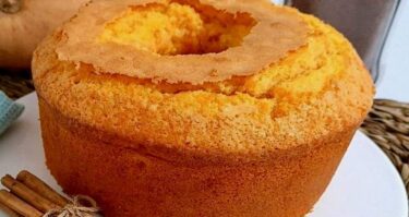 Imagen terminada de una deliciosa receta de Pudín de Ayote.