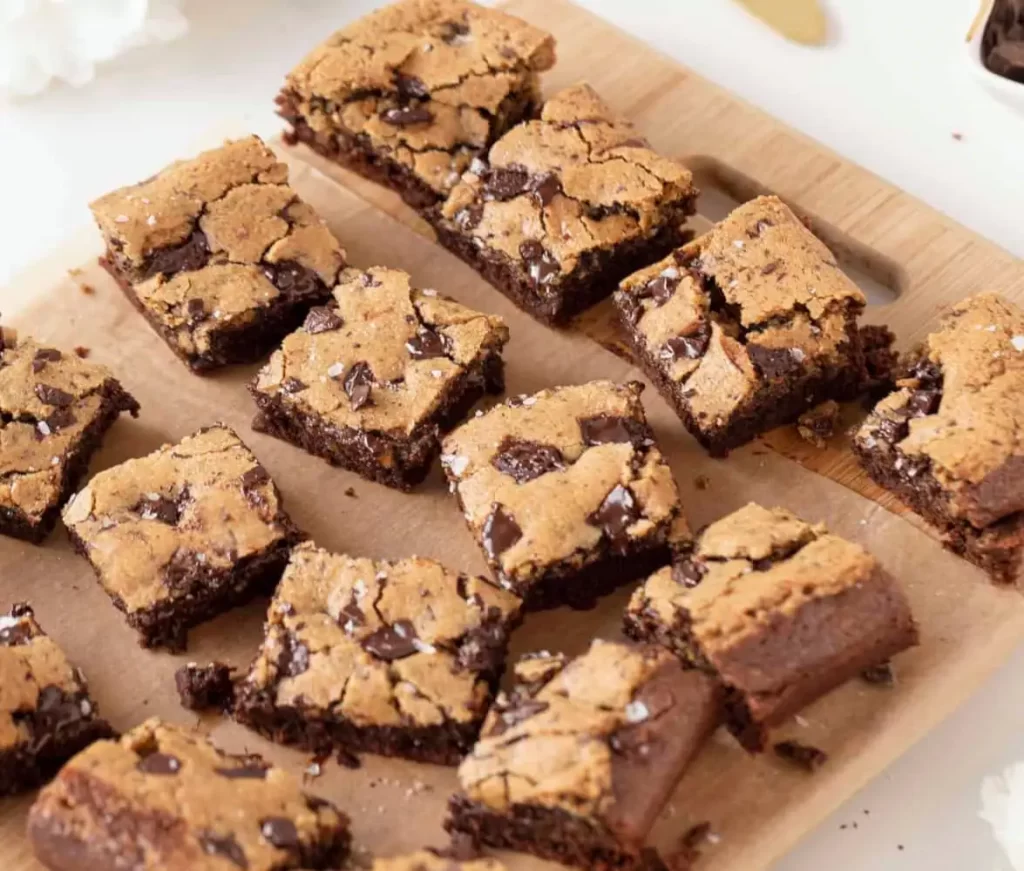 Brownies de Galleta con Chispas de Chocolate