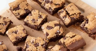 Brownies de Galleta con Chispas de Chocolate